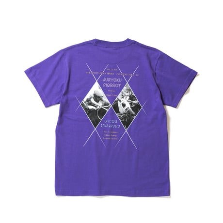 ジュウリョクピエロ　オークス勝利記念グッズ グラフィカルTシャツAパターン（紫/Purple）