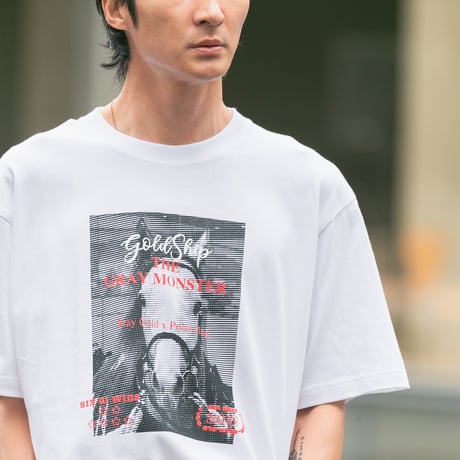 ゴールドシップグッズ グラフィカルTシャツCパターン（白/White）