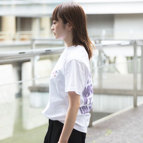 ジュウリョクピエロ　オークス勝利記念グッズ グラフィカルTシャツBパターン（白/White）