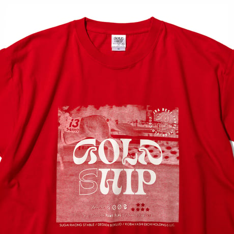 ゴールドシップグッズ グラフィカルTシャツAパターン（赤/Red）