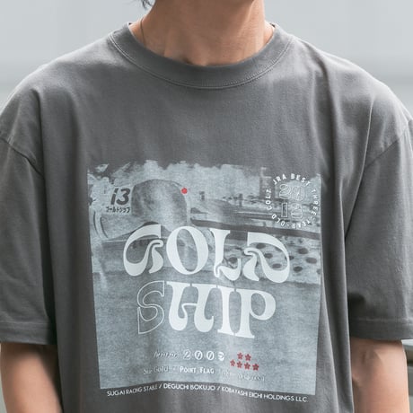 ゴールドシップグッズ グラフィカルTシャツAパターン（グレー/Gray）