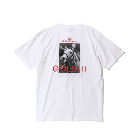 ゴールドシップグッズ グラフィカルTシャツCパターン（白/White）