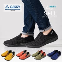 GERRYモックシューズMen’s (ブラック カーキ オレンジ イエロー ネイビー2)（GR6550)