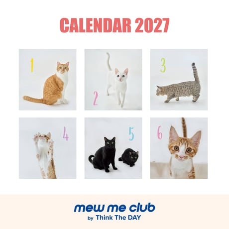【Mew Me Club】31DAYS CALENDAR 2027