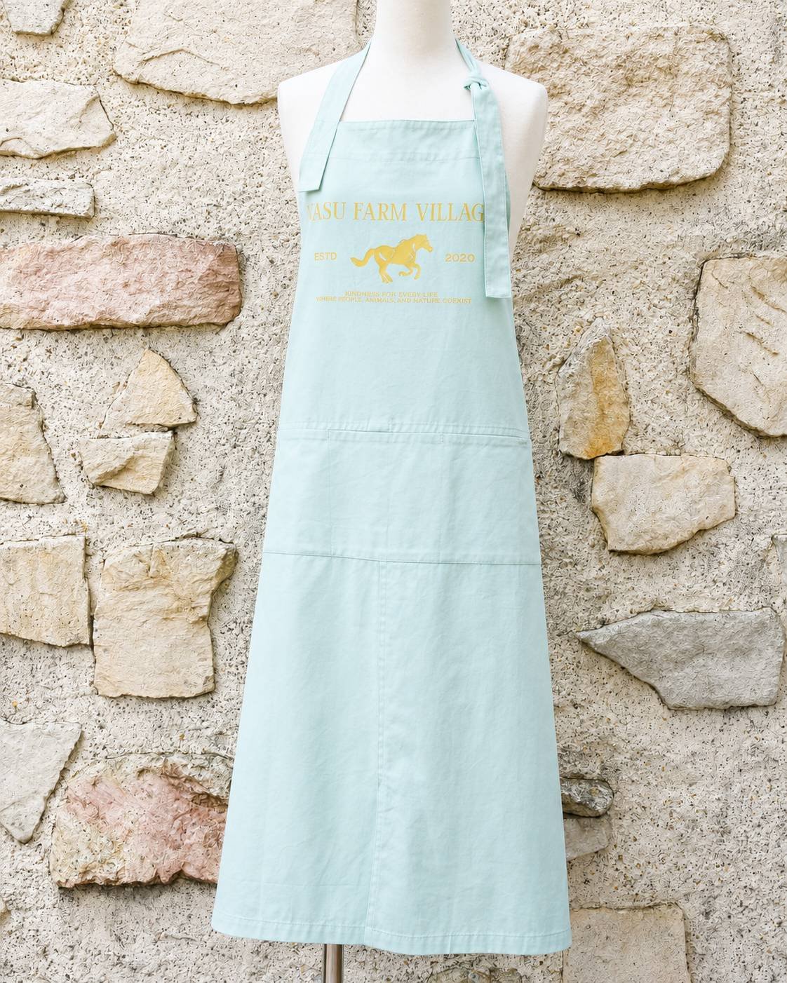 Cotton Logo Apron | NASU FARM VILLAGE ONLINE STORE