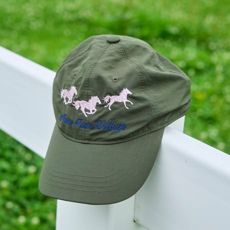 Nylon Cap -Hand Drawn Horse Graphic-