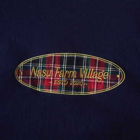 Check Patch Long Sleeve Tee