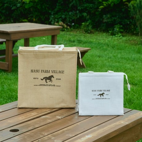 Jute Cooler Tote