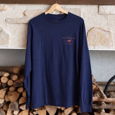 Check Patch Long Sleeve Tee