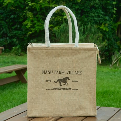 Jute Cooler Tote
