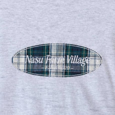 Check Patch Long Sleeve Tee