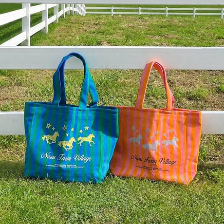 Striped Pile Large Tote
