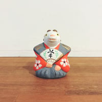 三春張子面『おかめとひょっとこ』 | 象々の郷土玩具