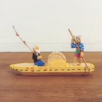 35.木地山系　阿部平四郎　小寸セット 阿部平四郎の『袖珍こけし・5本組』 | 象々の郷土玩具