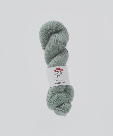 数量限定 Candy Worsted /off specで編む ウェーブモスショルダーのkit