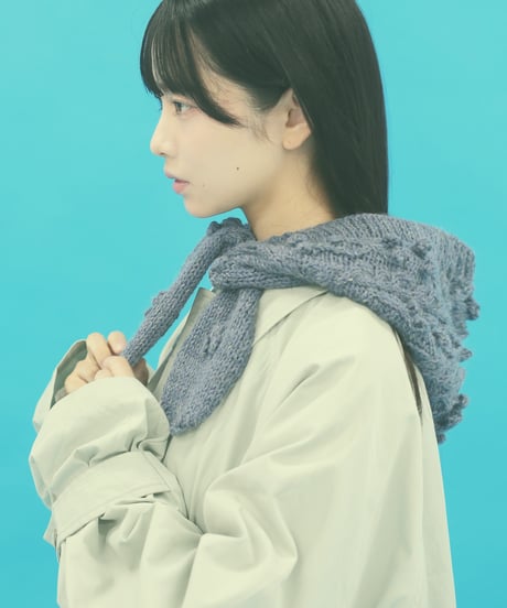 木の実のフードマフラーのkit