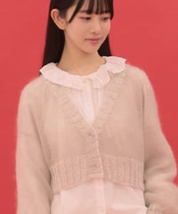 モヘヤのレーシーカーディガンのkit