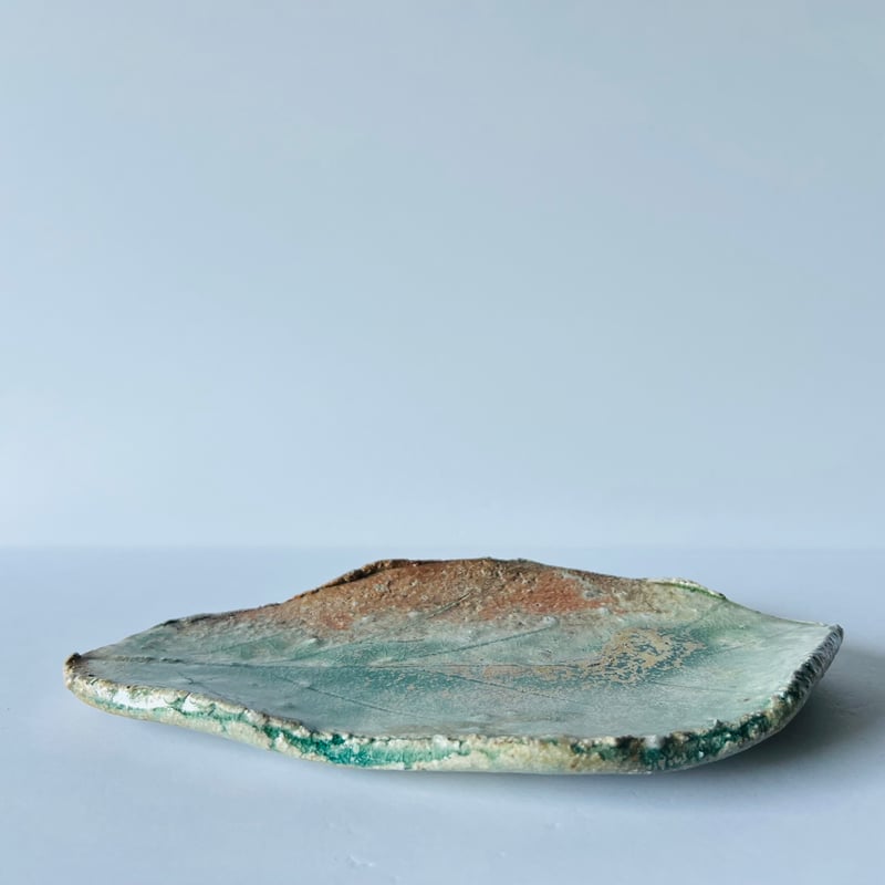 Fー40 古谷和也 信楽葉皿 Kazuya Furutani – Shigaraki Leaf