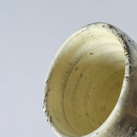 T−168 辻村史朗　粉吹湯呑み　共箱後日発送  Shiro Tsujimura – Kohuiki Yunomi