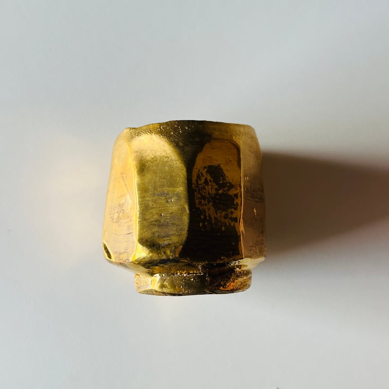 KYー8 小島陽介 金彩筒碗 Yosuke Kojima Gold Glazed
