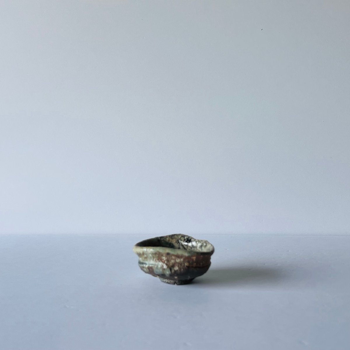 T−163 辻村史朗 伊賀ぐい呑 共箱後日発送 Shiro Tsujimura – Iga