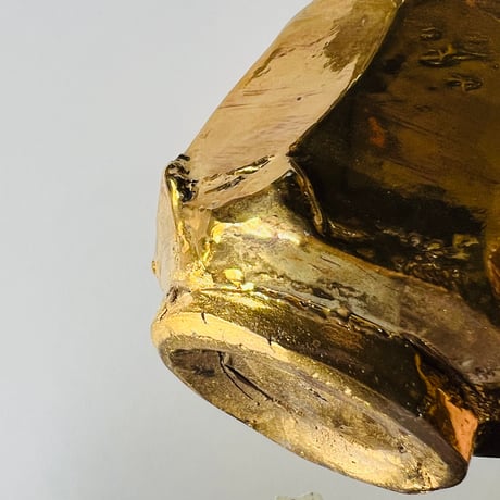 KYー8 小島陽介　金彩筒碗　    Yosuke Kojima   Gold Glazed Cylindrical Bowl