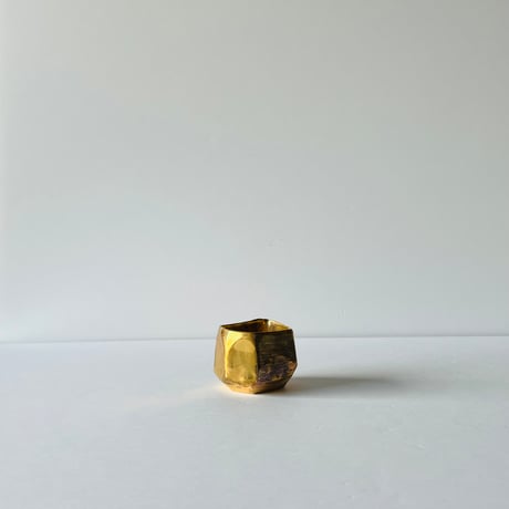 KYー10 小島陽介　金彩ぐい呑　    Yosuke Kojima  Gold Glazed Guinomi