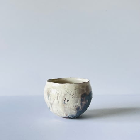 T−159 辻村史朗　粉吹ワインカップ　共箱後日発送 Shiro Tsujimura – Kohuki Wine Cup