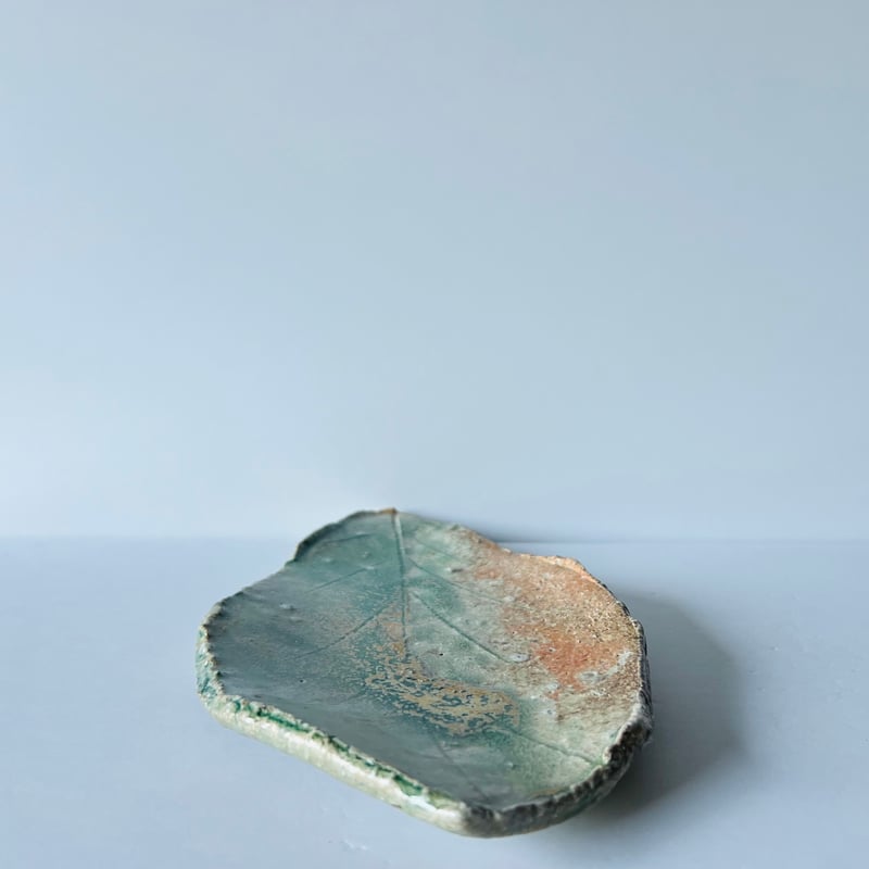 Fー40 古谷和也 信楽葉皿 Kazuya Furutani – Shigaraki Leaf