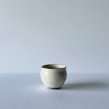T−161 辻村史朗　粉吹ぐい呑　共箱後日発送  Shiro Tsujimura – Kohuki Guinomi
