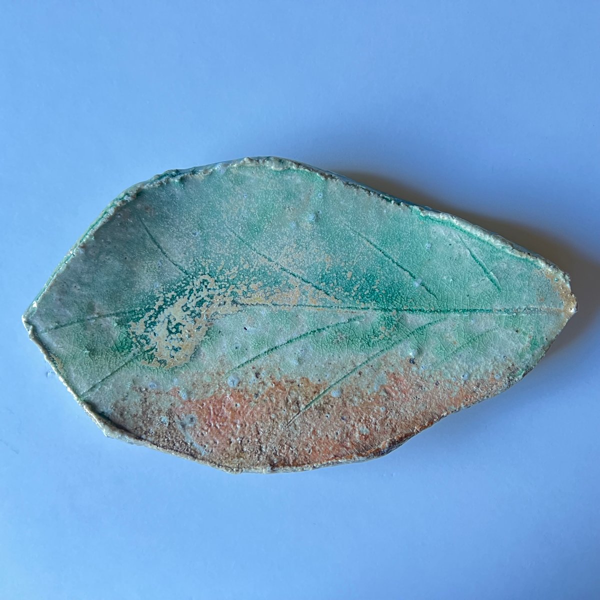 Fー40 古谷和也 信楽葉皿 Kazuya Furutani – Shigaraki Leaf
