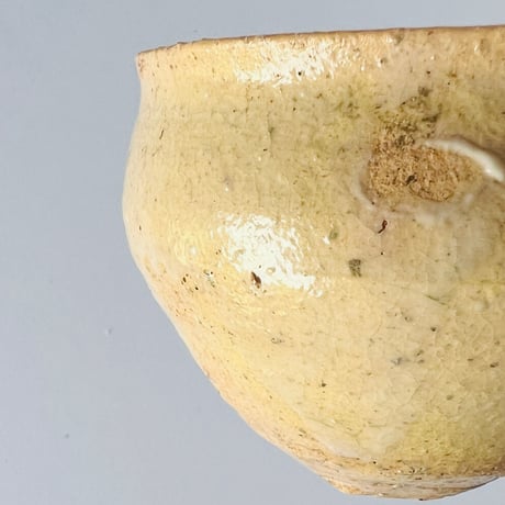 T−157 辻村史朗　井戸ワインカップ　共箱後日発送  Shiro Tsujimura – Ido-style Wine Cup