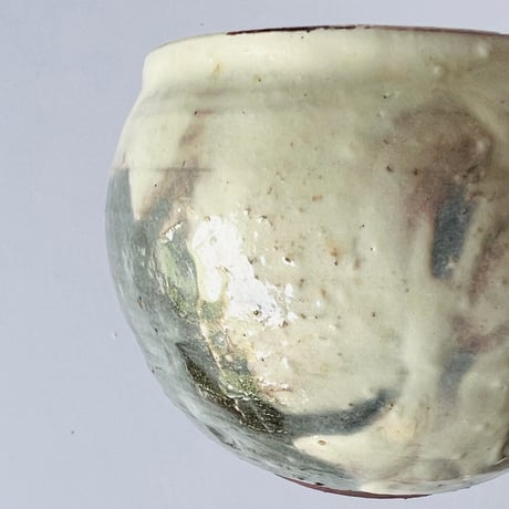 T−159 辻村史朗　粉吹ワインカップ　共箱後日発送 Shiro Tsujimura – Kohuki Wine Cup