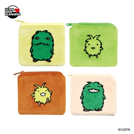 《ドリームカプセル限定》モリゾー＆キッコロ 刺繍ポーチ 全4種セット