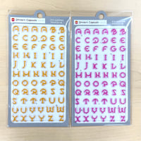 《ドリームカプセル限定》ドリームカプセル フォントシール