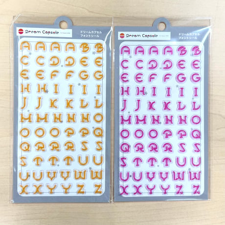 《ドリームカプセル限定》ドリームカプセル フォントシール