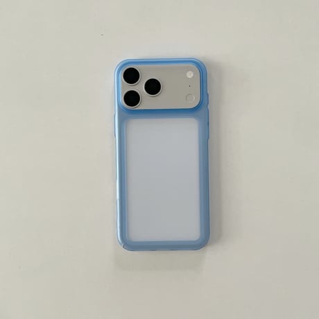 CUTECASE カラフルフレーム iPhone18proケース マットクリア iPhone17Pro/16/15シリーズ くすみカラー 着脱簡単CM6874