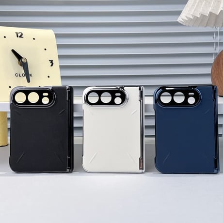 CUTECASE iPhone Duoケース 全面保護 カメラレンズ保護カバー付 MagSafe対応 高級レザー ヒンジ保護 メッキフレーム 高級感たっぷり CM6889