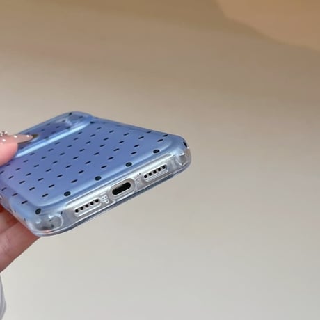 CUTECASE 水玉ドット柄 iPhone18Pro/18proMaxケース カメラ保護 iPhone17Pro/16/15カバー バーガンディ／グレーシャー 大人かわいい CM6783