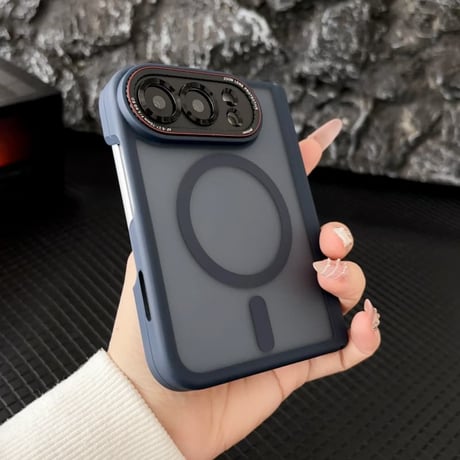 iPhoneDuo専用ケース 全面保護 お得な4点セット Magsafe対応 耐衝撃 ヒンジ保護 マット加工 カメラレンズ保護 強化ガラスフィルム付 高品質CM6809