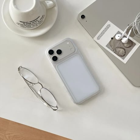 CUTECASE カラフルフレーム iPhone18proケース マットクリア iPhone17Pro/16/15シリーズ くすみカラー 着脱簡単CM6874