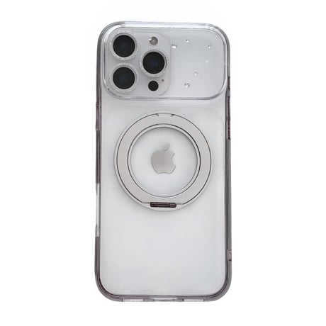 CUTECASE キラキララメサイド iPhone18Pro/18ProMaxケース MagSafeリングスタンド iPhone17/16proケース カメラレンズ保護 ダイヤ CM6748