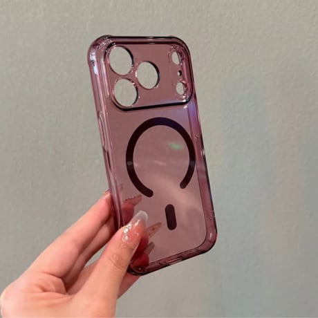 CUTECASE 四隅エアクッション構造 耐衝撃iPhone18Pro/18ProMaxケース MagSafe対応 クリア iPhone17/16proケース 薄型 軽量 着脱簡単CM6777