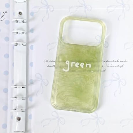 CUTECASE Green iPhone17Promaxケースグラデーションカラー iPhone16ProMax/15Proケース 丈夫 涼しい感じ CM6579