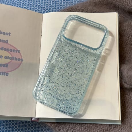CUTECASE グリッターラメ iPhone18Pro/18ProMaxケース キラキラ感クリア iPhone17Pro/16ProMaxカバー 大人可愛い CM6835