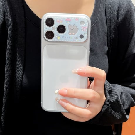 CUTECASE可愛い動物柄 カメラカバー iPhone18Pro/18promax iPhone17pro/17ProMax ガラスレンズフィルム 傷から保護 CM6617