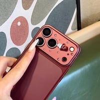 CUTECASE カメラ保護レンズ一体型 iPhone18Pro/18ProMax ハートビジュー＆ラインストーンデコ 傷防止 高級感 大人かわいいCM6851