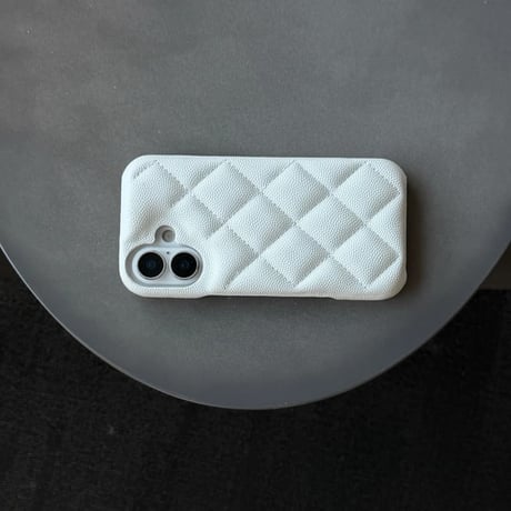 CUTECASE キルティング調レザー iPhone18Pro/18ProMaxケース 上品 iPhone17/16proケース 菱形 セレブ愛用 おしゃれCM6854