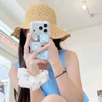CUTECASE ワンちゃんミラーiPhone17Promaxケース ブルー iPhone16Pro/15Pro/14ケース 丈夫 夏に人気CM6550