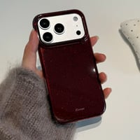 CUTECASE グリッターラメ iPhone18Pro/18ProMaxケース キラキラ感クリア iPhone17Pro/16ProMaxカバー 大人可愛い CM6835